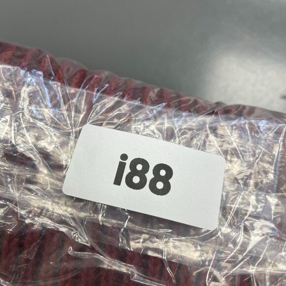 NEW Lands’ End Men’s L Ribbed Knit Sweater Mock neck Red Rust 100% Cotton i88 - Picture 10 of 10